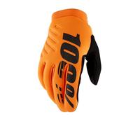 100% Desconocido BRISKER Guantes Juvenil Naranja Fluo/Negro - S