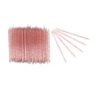 100 % desechable -Nagel-Nagelschneidchen -Drücker DoppelEnde Sticks Ein Ende hat einen Käferwinkel und das andere Ende ist für Nagelreinigung und Pflege -Make -Up -Make -Up (Red)