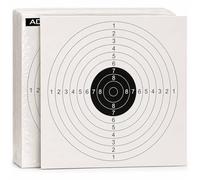 100 Dianas 14 x 14 cms - 250 grs/m2 - Airgun -Airsoft -estándar competición
