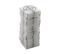 100 dianas reflectantes acrílicas adecuadas para posicionamiento rápido y monitoreo a largo plazo en construcción de puentes y edificios (2 x 2 cm)