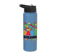 100 Días Construyendo Futuros Brillantes 100 Días De Escuela Stainless Steel Insulated Water Bottle