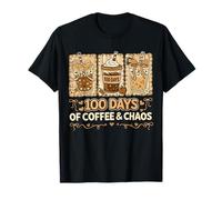 100 días de café y Caos, Vida Divertida y ocupada del Maestro de Escuela Camiseta