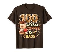100 días de café y Caos, Vida Divertida y ocupada del Maestro de Escuela Camiseta