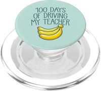 100 DÍAS DE Conducir A MI Maestro Bananas Funny School Meme PopSockets PopGrip para MagSafe