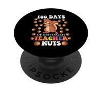 100 Días De Conducir Mi Maestro Nueces Dabbing Escuela De Ardilla PopSockets PopGrip Adhesivo