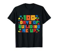 100 días de construcción Me Up Master Builder Block Builder Camiseta