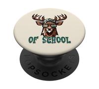 100 días de Escuela, Camuflaje de Ciervo, 100 días de Caza para niños y Hombres PopSockets PopGrip Adhesivo