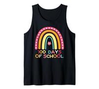 100 días de Escuela Rainbow 100 día de Escuela Camiseta sin Mangas