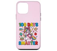 100 días de Escuela Smarter Cute Dabbing Unicorn Coqueta Arco Carcasa para iPhone 12 Mini