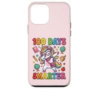 100 días de Escuela Smarter Cute Dabbing Unicorn Coquette Bow Carcasa para iPhone 12 Mini