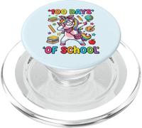 100 días de Escuela Unicornio Dabbing Coquette Bow Aula PopSockets PopGrip para MagSafe