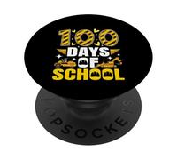 100 días de Escuela Vehículo de construcción Niños Niños Niños PopSockets PopGrip Adhesivo