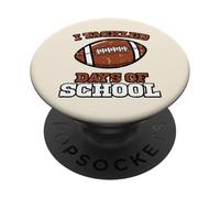 100 días de fútbol Americano para niños y jóvenes PopSockets PopGrip Adhesivo