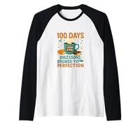 100 días de lecciones elaboradas a la perfección Camiseta Manga Raglan