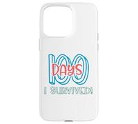 100 días que sobreviví - 100 días de escuela Carcasa para iPhone 15 Pro Max