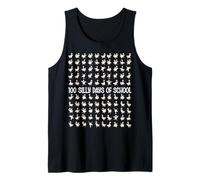 100 días tontos de Gansos Escolares 100 días de Ganso Escolar Camiseta sin Mangas