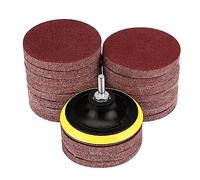 100 discos de lijado de 100 mm con gancho y bucle de grano surtido for madera y metal - 60-2000 con 4"(1200grit)