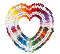 100 döckchen hilo de algodón 100%, por 8 m, de 6 hebras, 100 colores, ideal para bordar, costura, manualidades, ganchillo, pulseras de la amistad, Stick imágenes, punto de cruz