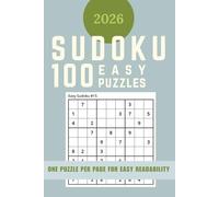 100 Easy Sudoku Puzzles for Adults: Beginner-Friendly for Brain Training & Relaxation