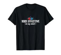 100% Efectivo en mi Mente Camiseta gráfica económica, Hombre, Negro, S