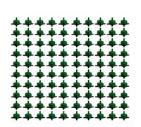 100 emisores de goteo de compensación de presión ajustables, conectores de riego multiflujo para plantas en maceta, árboles frutales, macizos de flores y sistemas de jardinería al aire libre (16 L)