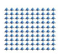 100 emisores de goteo de compensación de presión ajustables, conectores de riego multiflujo para plantas en maceta, árboles frutales, macizos de flores y sistemas de jardinería al aire libre (8 L)