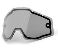 100% Enduro Vented Dual Lente de reemplazo, Claro, Talla única
