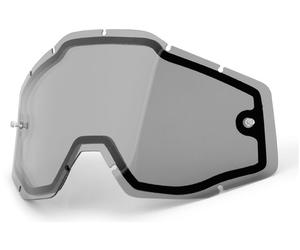 100% Enduro Vented Dual Lente de reemplazo, Claro, Talla única