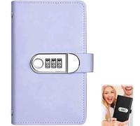 100 Envelope Challenge Binder with Lock, 2026 Savings Challenges Book with Envelopes, Envelopes Money Saving Challenge Saving Binder for Budgeting & Cash Savings Goals (Purple)