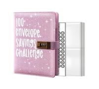 100 Envelope Saving Challenge Ahorrar dinero Challenge Challenge para planificadores presupuestarios A6 Sparchallenge Presupuestario Planner ahorro con método de sobres presupuestario cuaderno