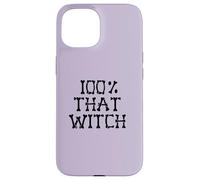 100% Esa Bruja Esqueleto Huesos Meme Halloween EN LA Espalda Carcasa para iPhone 15