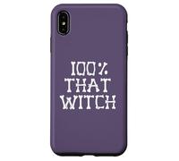 100% Esa Bruja Esqueleto Huesos Meme Halloween EN LA Espalda Carcasa para iPhone XS MAX