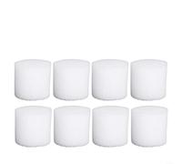 100 esponjas hidropónicas sin suelo de 30 x 32 mm y 30 x 40 mm, color blanco, medio de crecimiento para comenzar, frutas, verduras, flores (30 mm x 40 mm)
