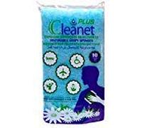 100 Esponjitas jabonosas con Aloe Vera y camomila grosor extra. Cleanet Plus. Desechables, grosor y suavidad extra 1,9cm (±0,1cm) - Con aloe vera y camomila - 10 paquetes x 10 unidades - 12x20cm 150g