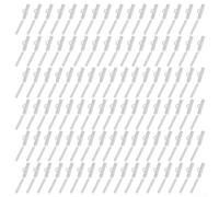 100 etiquetas de cable con bridas para cables, etiquetas transparentes impermeables para cables para el hogar, oficina, taller, juego de cajas de marcado de cables de plástico ABS, bridas de 20 cm