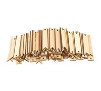 100 etiquetas de madera con agujeros para manualidades, para cumpleaños, bodas y fiestas.