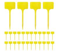 100 etiquetas de nombre de plantas, marcadores de plántulas de jardín, estacas de etiquetas de vivero, etiquetas impermeables tipo T para escribir, de etiquetado botánico resistente a la