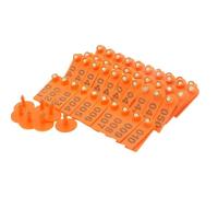 100 etiquetas de oreja de oveja, numeradas 001 - 100, suministros de jardinería, cría de ganado eficiente en el trabajo para pastar ovejas, cabras, perros, ciervos, conejos, cerdos, césped en el patio