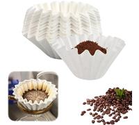 100 filtros Kalita Wave 155, pequeños filtros de café, sin blanquear, tamaño universal para cafeteras con oxígeno, aclarado
