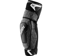 100% Fortis Protectores de codo de bicicleta, negro, Talla L/XL