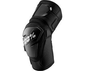 100% Fortis Protectores de rodilla para bicicletas, negro, tamaño L XL para Hombres