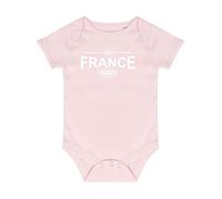 100% Francia Six Nation Rugby Baby Grow Recién Nacido Regalo Rosa 0-3 Meses