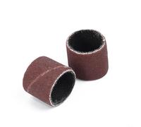 100 fundas de tambor de lijado de 1/2 pulgada de carburo de silicio abrasivo de grano 120 para herramienta giratoria con 2 mandriles, compatible con Dremel 3000 4000 Series