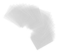 100 fundas estándar para tarjetas, fundas transparentes de 66 x 91 mm, fundas protectoras de baraja transparentes para cartas de juego deportivas