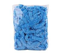 100 fundas impermeables for gorro de ducha, elásticas for zapatos, bolsas for mantener la frescura, accesorios cocina Para Hogares, Hoteles(Blue)