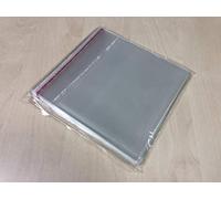 100 Fundas para Estuches CD Slim con Solapa de Cierre Adhesivo Reutilizable y Superficie Brillante de Mádori Soluciones Celofán Protección Antiestático Fino Solapa Autocierre Pegamento CDs 5.2 mm