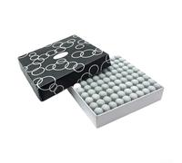 100 fundas para punta de taco de billar para billar que proporcionan una cobertura consistente de la punta sin afectar el agarre o el columpio del taco (10 mm)