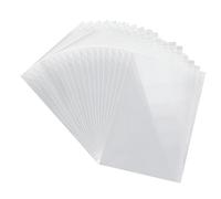 100 fundas para tarjetas de fotos, fundas blandas para tarjetas de 58 x 89 mm, resistentes al agua, funda de doble cara, transparente, para mini tarjetas fotográficas, tarjetas coleccionables, juego