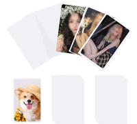 100 fundas para tarjetas fotográficas, 57 x 88 mm,Fundas Para Cartas De Futbol, 100 Unidades Card Sleeves Cromos Sleeves Photocards Penny, Perfect Fit Sleeves Deal Para Mini Fotos