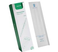100 fundas para termómetro, ideal para clínicas, oficinas, escuelas y protección de la salud doméstica